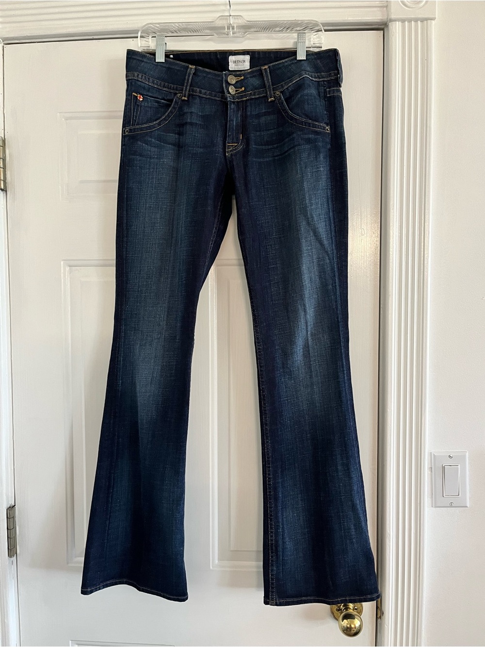 Hudson Low-Rise Bootcut Jeans